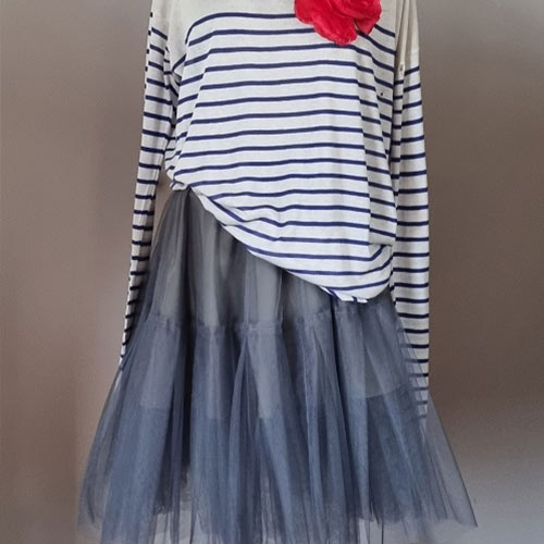 jupe-jupon-tulle-gris-femme-mariniere-studiokitac DIY jupe en tulle | Adulte | Studio Kitac
