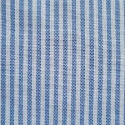 toile rayée milleraies bleu et blanc en coton et polyester provenant d'Uptrade