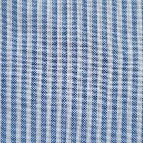 toile rayée milleraies bleu et blanc en coton et polyester provenant d'Uptrade