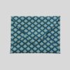 pochette-grands-eventails-fermee-kitac Maxi enveloppe studio Kitac - tissu extérieur grands éventails bleus - fermée