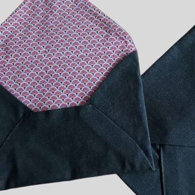 Diy pochette - Maxi enveloppe studio Kitac ouverte & fermée