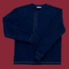 kitac-sweatshirt-graphic-volblanc-adulte-marine-a-plat sweat shirt graphic vol blanc marine