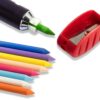 pack-crayon-craie-recharche-mine-taille-mine-prym zoom sur le pack crayon craie, recharge mine de craie et taille mine Prym