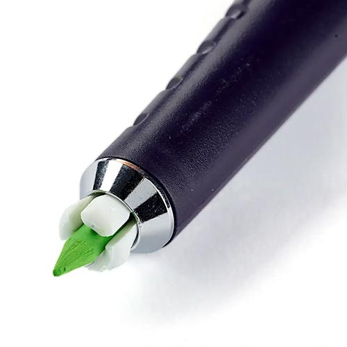 zoom-mine-crayon-craie-prym Zoom sur la mine du crayon craie Prym